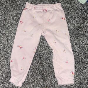 Garanimals Pink Floral Kids Sweatpants